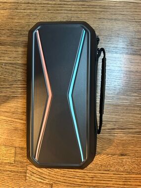 Protective Nintendo Carry Case in Black with Red & Blue Accents
